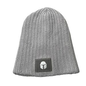 Star Wars X Love Your Melon the Mandalorian Gray Knit Beanie Hat